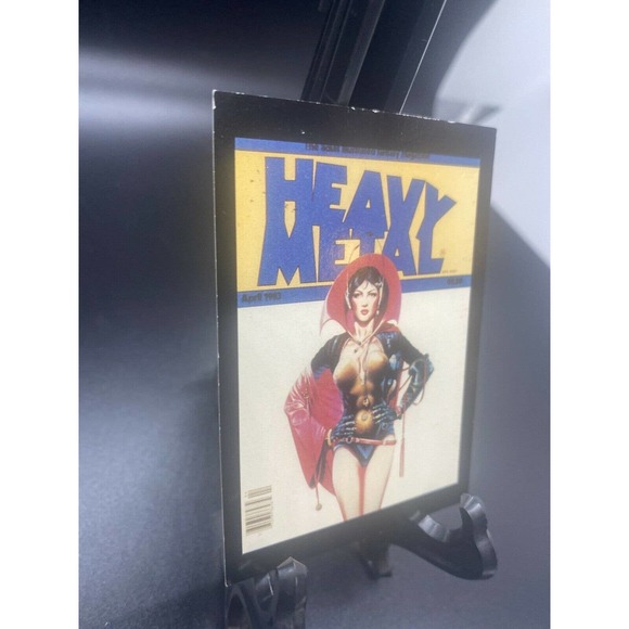 Vintage 1982 Heavy Metal Trading Card No. 42 August 1982 Heavy Metal - Picture 5 of 12